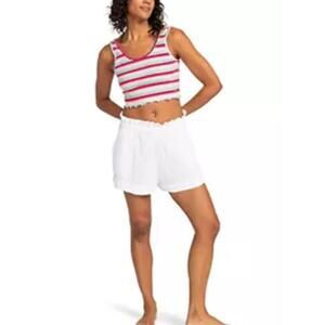 Juniors Roxy Printed Crop Top Size Small